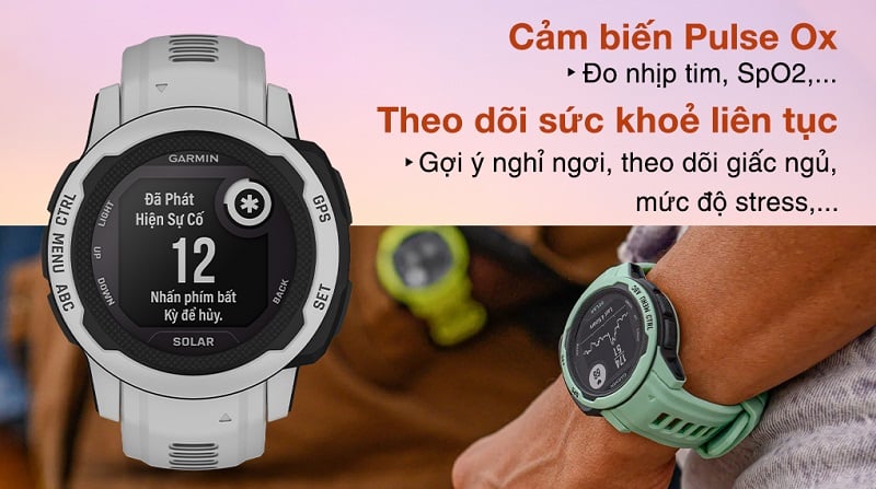 Garmin Instinct 2S Solar - Phân Phối Chính Hãng