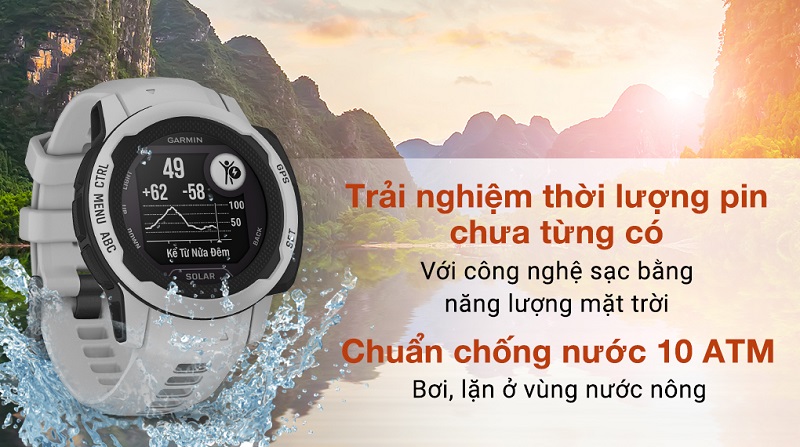 Garmin Instinct 2S Solar - Phân Phối Chính Hãng
