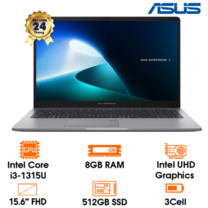 Laptop Asus ExpertBook P1503CVA i5-13420H | 8GB DDR5 | 512GB SSD | 15.6